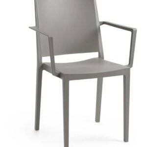 Židle MOSK ARMCHAIR, 82 x 57 x 56 cm, šedá