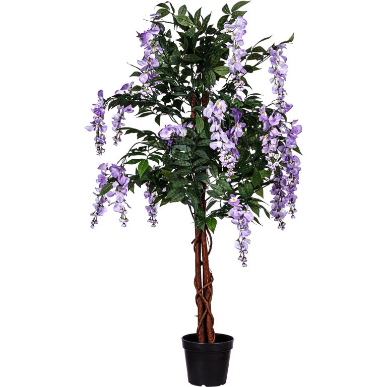 PLANTASIA Umělý strom, 150 cm, Wisteria fialová