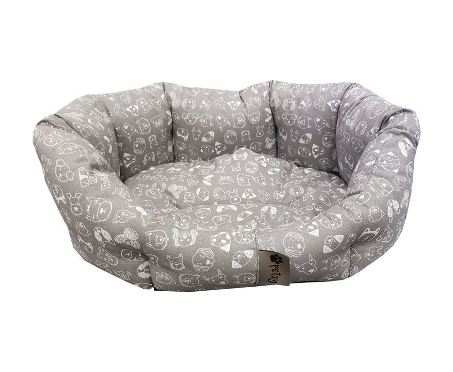 PETSY Pelíšek Max, 90 cm, šedá