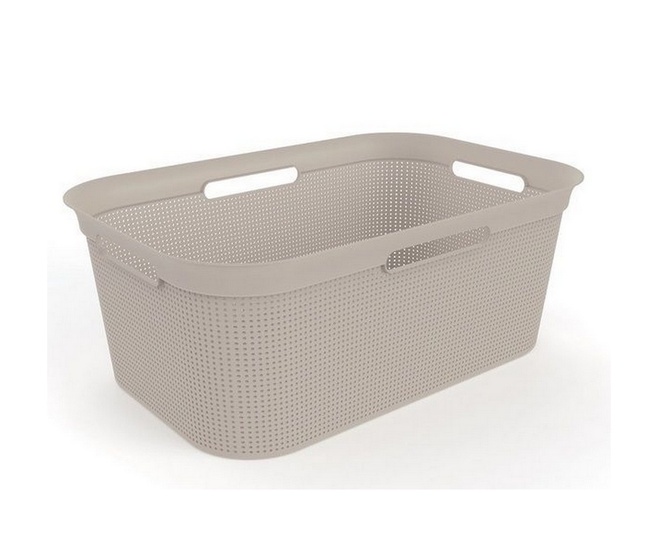 BRISEN Koš na čisté prádlo, 41 L, plast, cappuccino