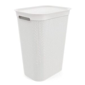 BRISEN Koš na prádlo, 50 L, plast, bílý