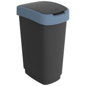Odpadkový koš Twist, 50 L, modrý