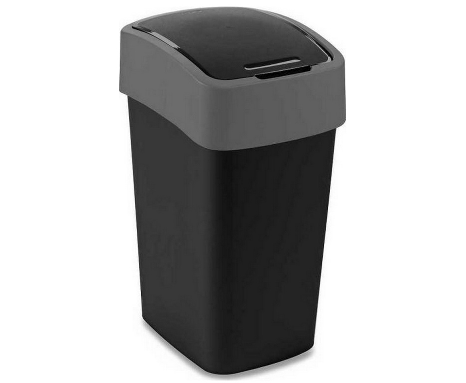 Odpadkový koš FLIPBIN, 25 L, černý