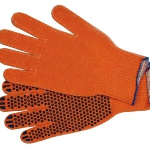Rukavice pracovní bavlněné červené vel. 8