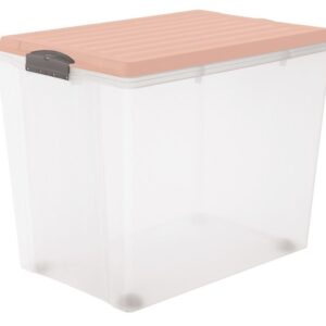 COMPACT úložný box, 70L, růžová