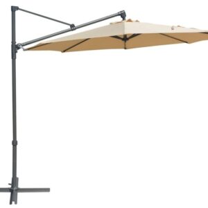 ROJA slunečník, boční, 3m, béžový