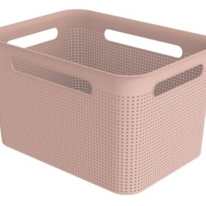 Úložný box BRISEN, 16 L, růžový