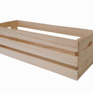 Dřevěný obal na truhlíky, borovice, 40 x 16 x 12,5 cm