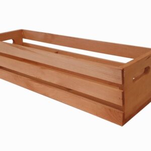 Dřevěný obal na truhlíky, borovice, 49 x 16 x 12,5 cm