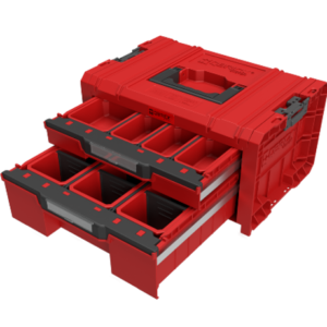 Zásuvkový organizér, 46 x 32 x 26 cm, červený