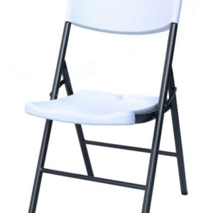 Cateringová skládací židle, 87 x 53 x 46 cm, bílá
