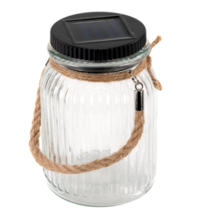 Solární světlo, 3 LED, plastové, teplá bílá