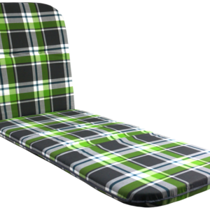 SCALA Polstrování na lehátko, kostka, zelená