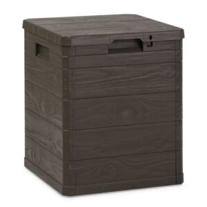 WOODYS zahradní plastový úložný box 90 L, hnědá