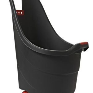 Zahradní plastový vozík PROGRESS, černá