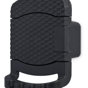 Plastový nástěnný držák na hadici, grafit