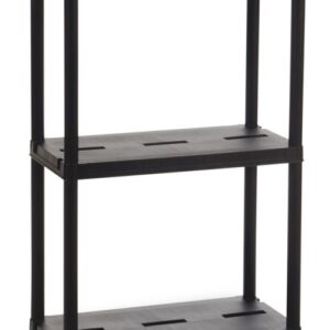 UNIVERSAL PRO 63-3 plastový regál, černá