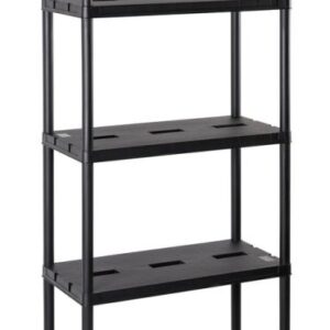 UNIVERSAL PRO 73-5 plastový regál, černá