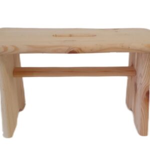 Dřevěná stolička, borovice, 39 x 19 x 21 cm