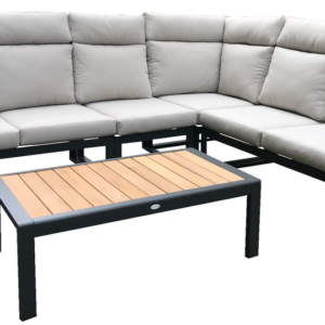 ANNECY rohová hliníková souprava