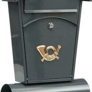 Poštovní schránka se stříškou oblou + zásobník na noviny