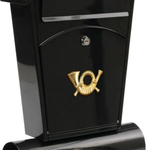 Poštovní schránka se stříškou oblou + zásobník na noviny