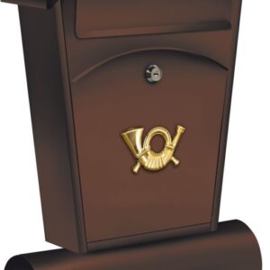 Poštovní schránka se stříškou oblou + zásobník na noviny