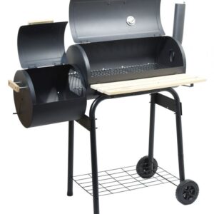 Cattara Gril na dřevěné uhlí SMOKIE s udírnou, 100x55x113cm