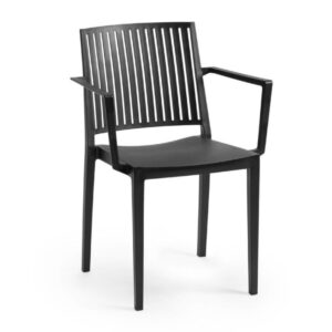 Zahradní křeslo BARS ARMCHAIR, černá
