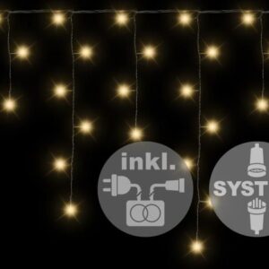 diLED světelný déšť 180 LED teple bílá + napájení