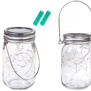 VOLTRONIC Sada solárních sklenic 20 LED, 2 ks