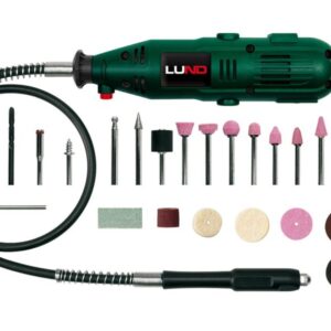 Bruska mini 230 x 60 x 50 mm, 135 W + příslušenství