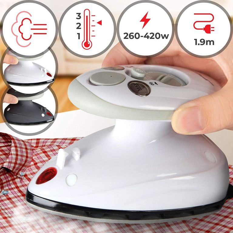 JAGO Žehlička napařovací cestovní, bílá, 260 - 420 W - Obrázek 2