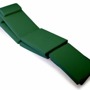 Polstrování na zahradní lehátka FLORENTINE, tm. zelená, 2 ks