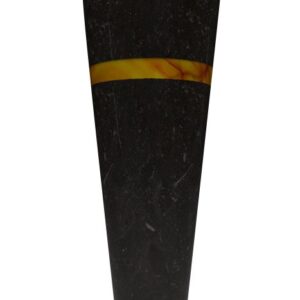 Volně stojící kamenné umyvadlo Perlui- černý mramor s onyxem