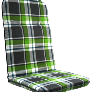 SCALA Polstr na vysokou židli, kostka, zelená