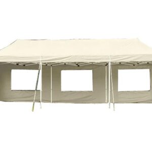 Zahradní skládací párty stan PROFI - krémová, 3 x 9 m