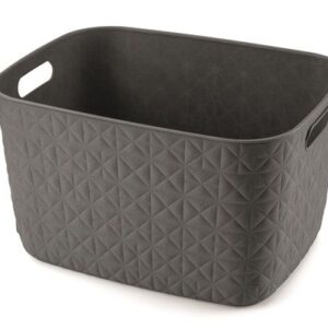 Úložný box Softex L - 19 l, tmavě šedá