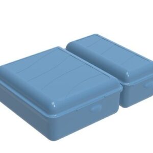 Svačinový box FUN, 1,6 l, modrý