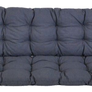 Poduška na lavici PREMIUM 180 x 45 cm, tmavě šedá