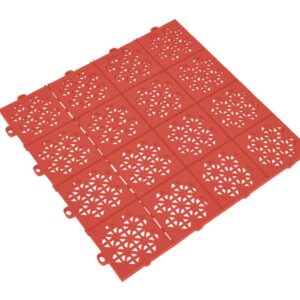 ATENA podlahové dlaždice 11 ks, červené