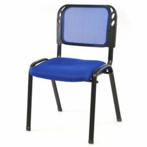 Stohovatelná kongresová židle - modrá
