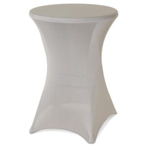 Potah pro vysoký stůl, elastický, 80 x 80 x 110 cm, šedá