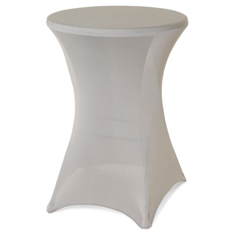 Potah pro vysoký stůl, elastický, 80 x 80 x 110 cm, šedá