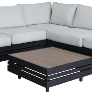 NEW YORK rohová hliníková souprava