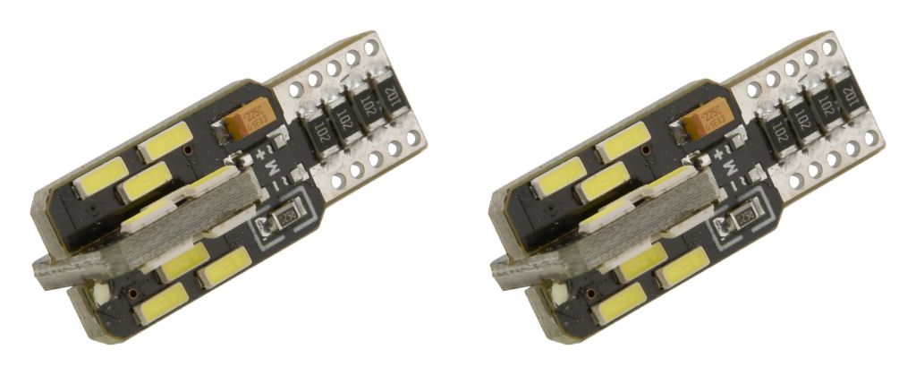 Žárovka 24 LED 12V T10 NEW-CAN-BUS bílá 2ks
