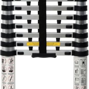 Žebřík teleskopický 13 stupňů 3,8 m, nosnost 150kg