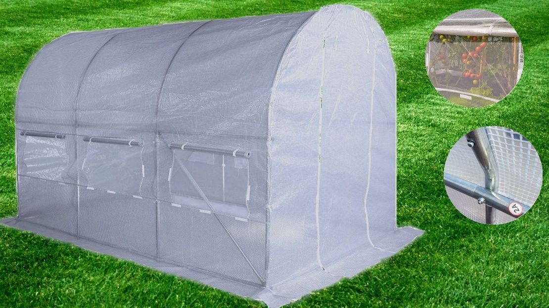 Fóliovník, 200 x 350 cm (7 m2), bílý - Obrázek 2