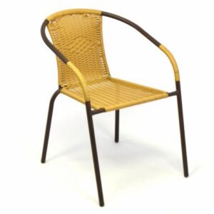 Zahradní bistro židle - stohovatelná, béžová