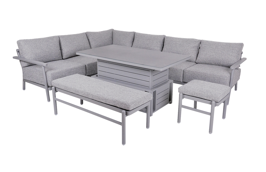 TAMPA Luxusní souprava s hliníkovou konstrukcí, antracit - Obrázek 2